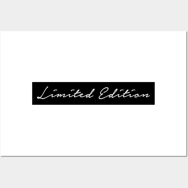 Limited Edition Girl in Hand Written Script Wall Art by Suniquin